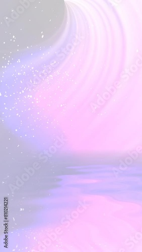  Abstract Motion Glittering Particles reflecting in water vertical video