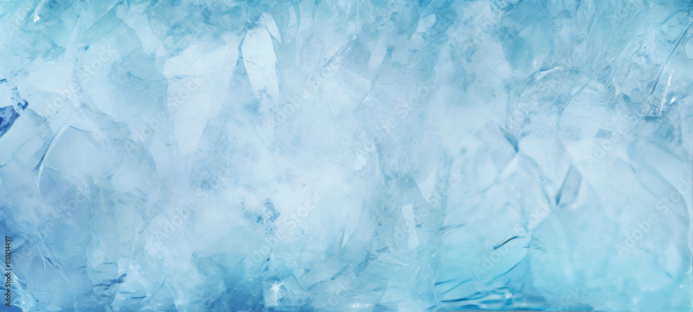 Fototapeta premium Intricate Ice Texture Close-up