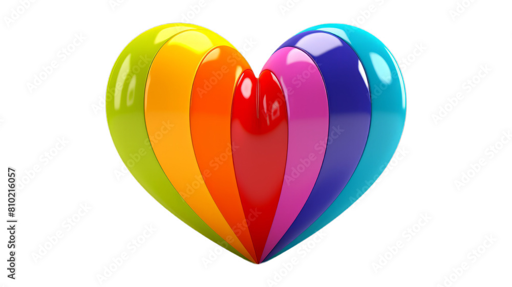 Love Is Love isolated on transparent png background. Generative ai Love Is Love isolated on transparent png background. Generative ai