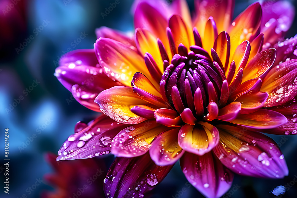close up texture multicolored chrysanthemum background close up texture multicolored chrysanthemum background