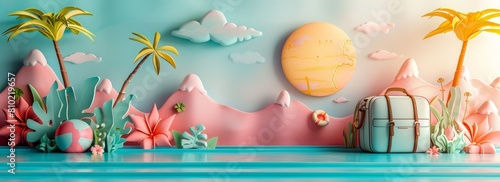 3d travel website banner concepts  travel banner 