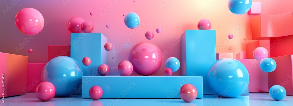 3d website banner concepts abstract shapes 3d website banner concepts abstract shapes
