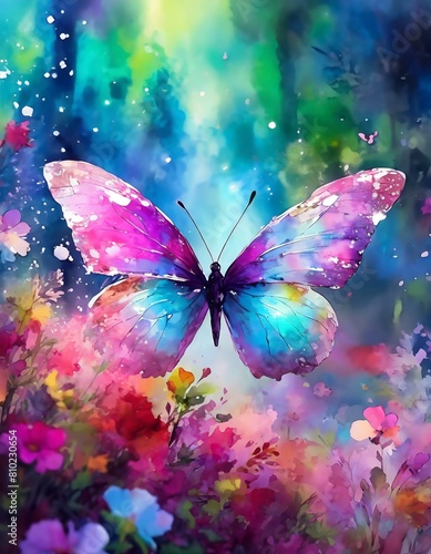 butterfly on flower © Ayaz Studio