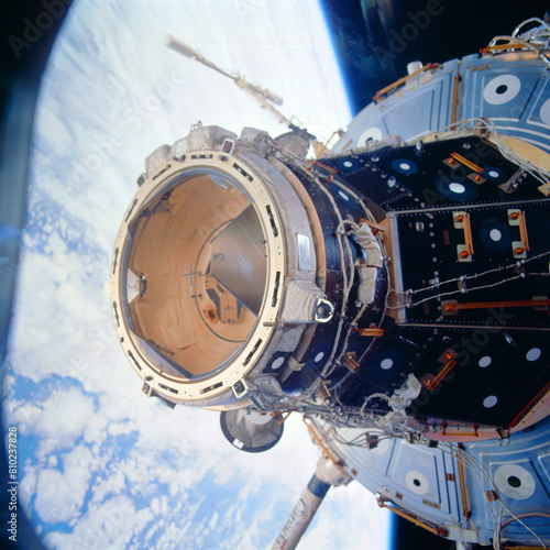 Obraz w ramie Space satellite