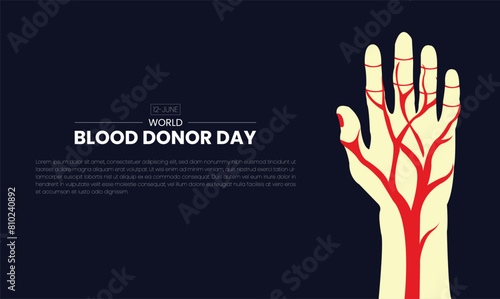 world blood donor day design templet 12 june