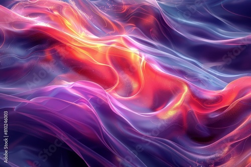 3d Dynamic Fluidity, Pulsating Waves, Energetic Patterns, Vibrant Hues, Layered Composition, Translucent Surfaces, Optical Effects, Bold Contrasts, Flowing Motion