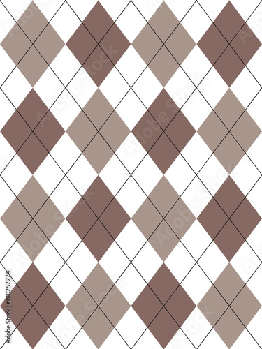 Wallpaper Mural Argyle pattern.Seamless geometric pattern for gift card, gift paper, jumper, socks, scarf, other modern spring summer autumn winter fashion textile or paper print Torontodigital.ca