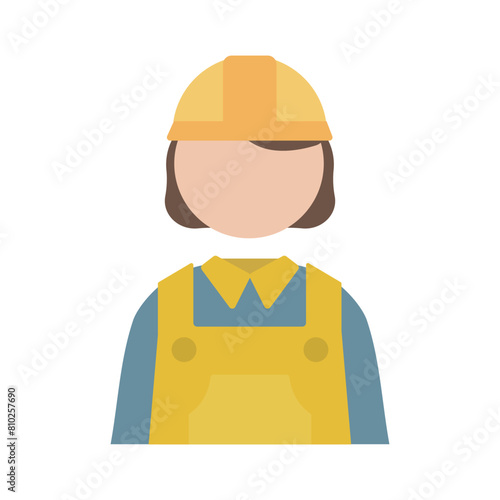 女性の建設作業員