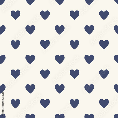 Valentine pattern seamless heart shape pink colors background.
