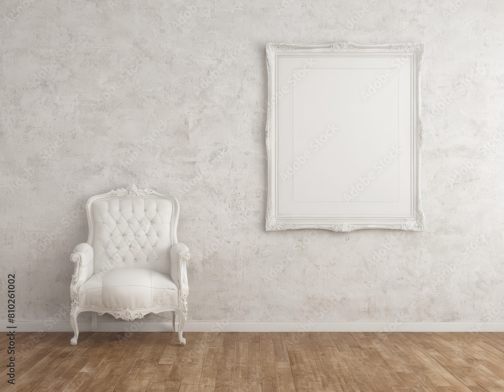 Modern Living Room Interior Mockup with Wall Art and Decoration Modern Living Room Interior Mockup with Wall Art and Decoration