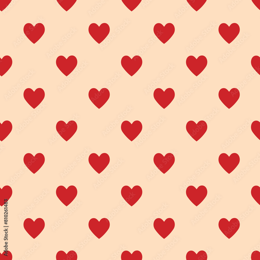 Valentine pattern seamless heart shape pink colors background. Valentine pattern seamless heart shape pink colors background.