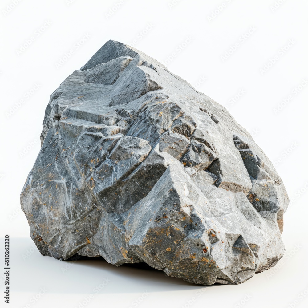 a solid rock mockup on a white background a solid rock mockup on a white background