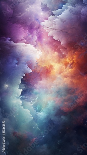 A visually impressive and cosmic wallpaper trending in abstract space art generative ai