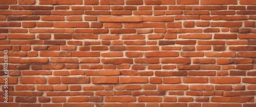 orange brick wall, background texture 