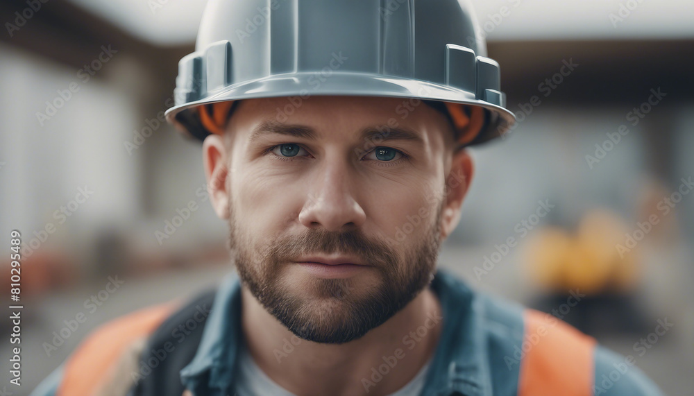 portrait of an American construction worker in work clothes
portrait of an American construction worker in work clothes