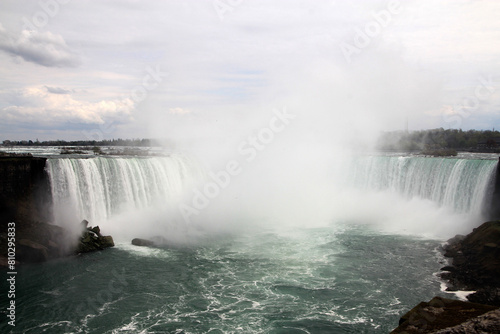 Landscape with Niagara waterfall