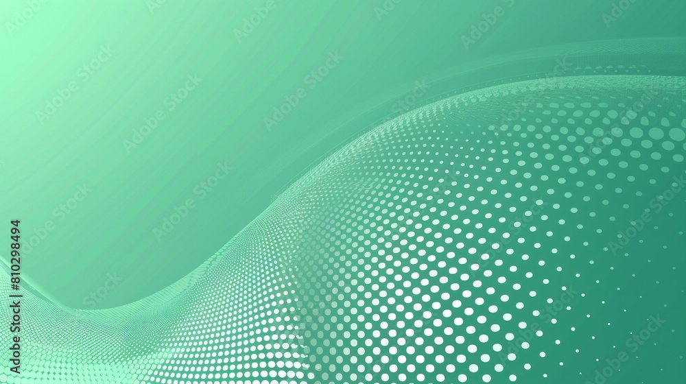 Mint Green background with a gradient and halftone pattern of dots. Mint Green background with a gradient and halftone pattern of dots.