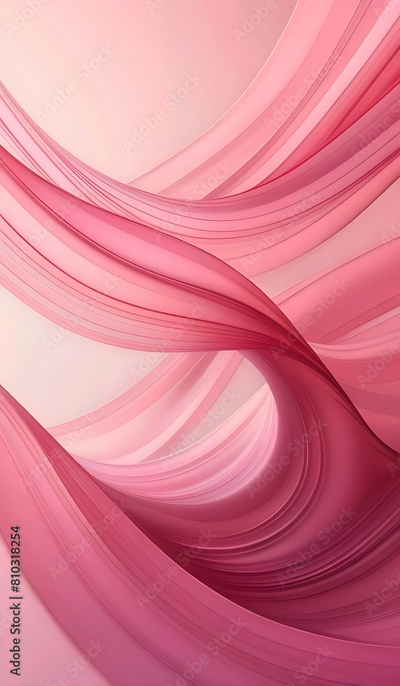 Flowing Elegance a Study of Curves and Pink Gradients in Abstract Composition Flowing Elegance a Study of Curves and Pink Gradients in Abstract Composition