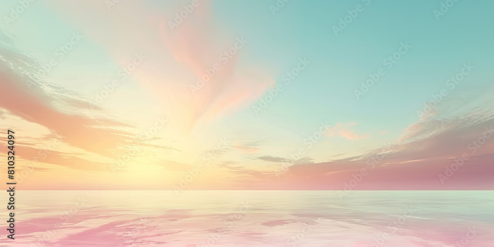 Hospital Horizon: Abstract Background with Soft, Gradient Sky Tones Inspiring Hope and Tranquility