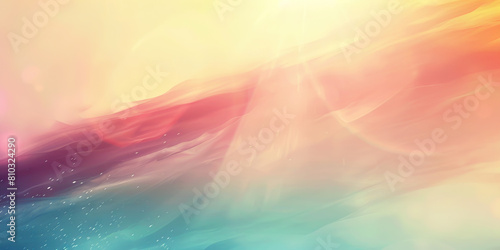 Hospital Horizon  Abstract Background with Soft  Gradient Sky Tones Inspiring Hope and Tranquility