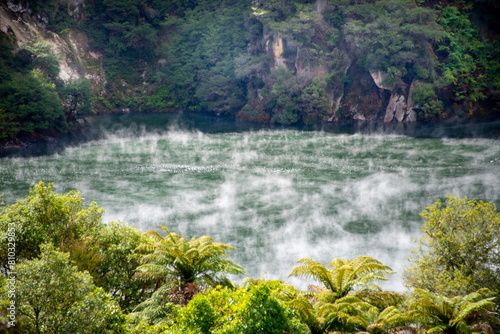 Frying Pan Lake in Waimangu Volcanic Valley - New Zealand