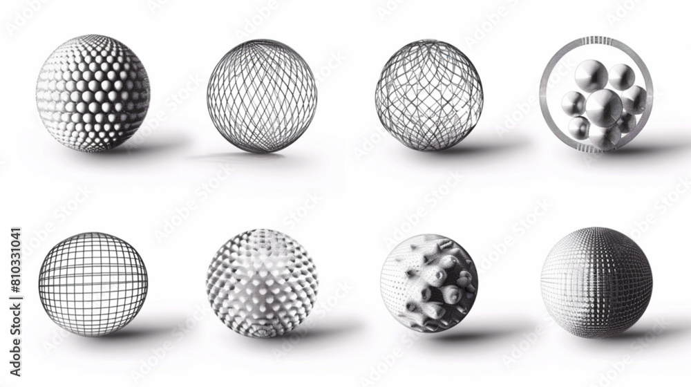 3d wireframe shapes. Grid sphere, cylinder and torus, amorphic asteroid, hyperboloid metaverse geometric elements. Isolated vector futuristic retrowave set 3D avatars set vector icon, white background