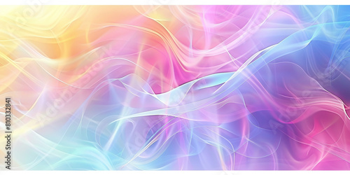 Healing Aura: Abstract Background with Soft, Gradient Colors Representing Calm and Wellness