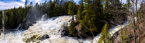 National Park of Plaisance Quebec with its impressive waterfalls - travel photography