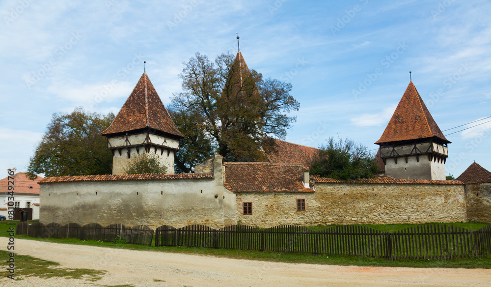Fototapeta premium Church Fortification in Cincsor is architecture landmark in Romania.