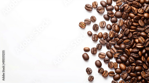Coffee beans: Fragrant richness, morning ritual, brewing anticipation, essence of vitality and awakening.