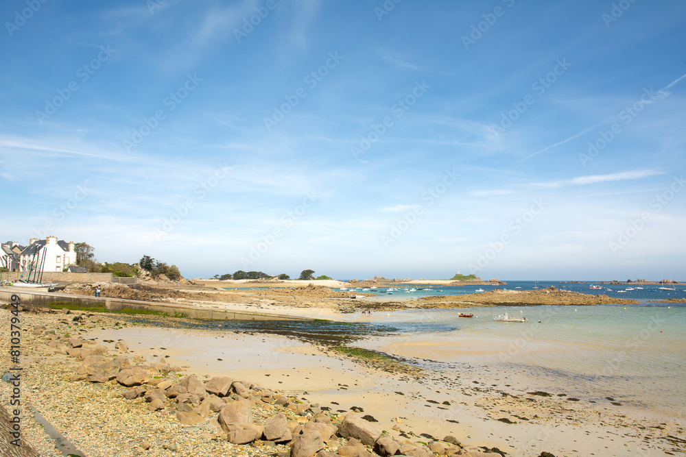 Magnifique paysage de mer en Bretagne - France