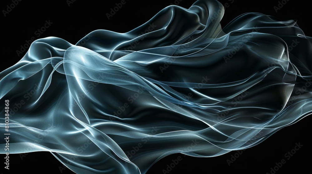 Obraz premium Fabric that cools upon contact for instant relief, Ai Generated