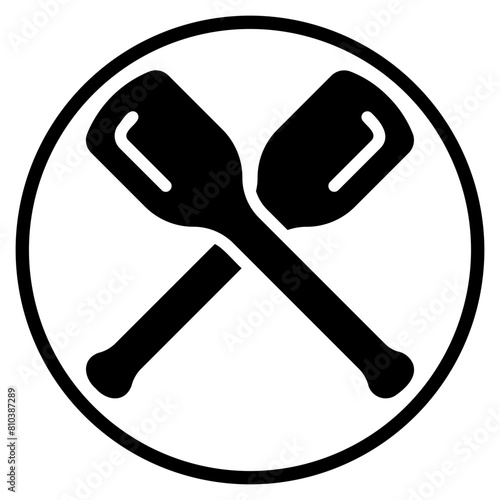oar glyph icon