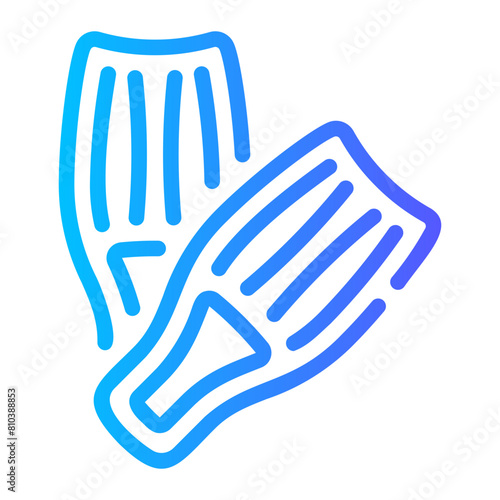 flippers gradient icon