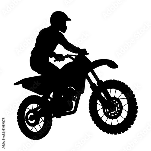 a minimal dirt bike isolated on a white background (5)
