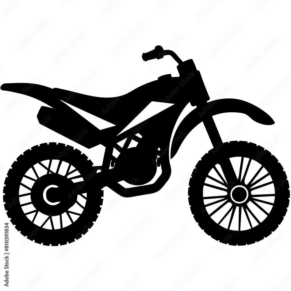 a minimal dirt bike isolated on a white background (41) a minimal dirt bike isolated on a white background (41)