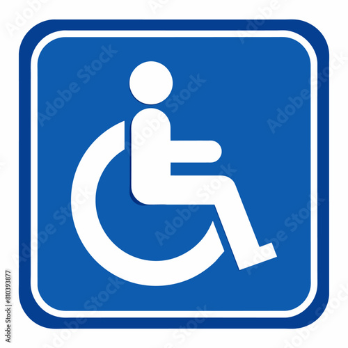 Handicapped or accessibility parking only sign (2)