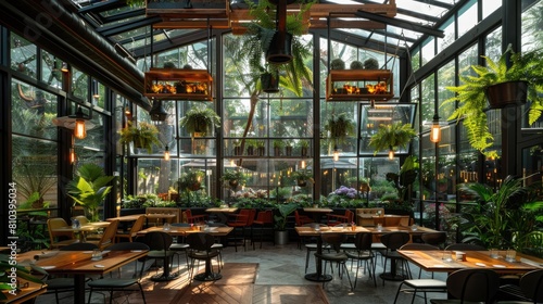 urban greenhouse dining © Dongdong
