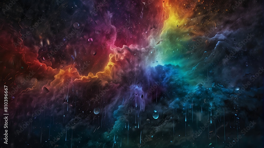 Abstract Starry night sky Cosmic Rain A Celestial Symphony Abstract Starry night sky Cosmic Rain A Celestial Symphony