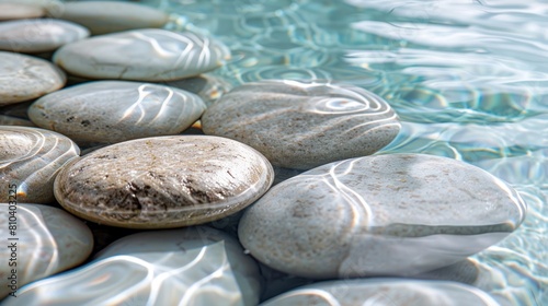 Wellness travel enthusiasts seek the soothing ambiance provided by smooth stones and clear water.