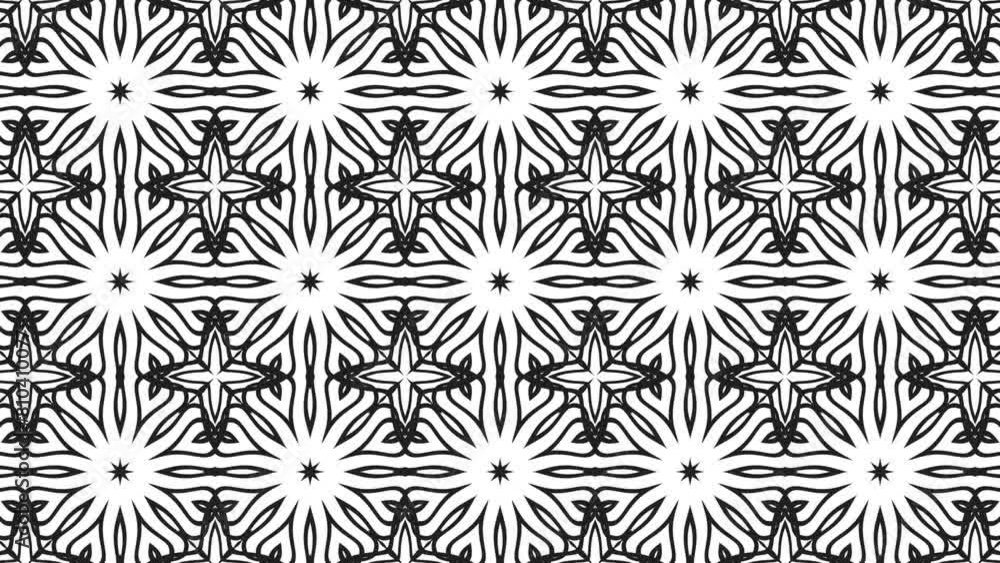 Abstract background with black and white stripes.Seamless loop video. Abstract background with black and white stripes.Seamless loop video.