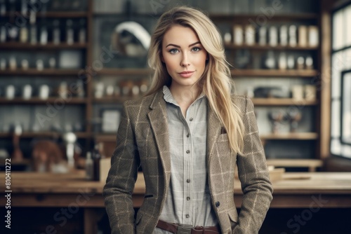 Wallpaper Mural Confident professional woman in office Torontodigital.ca