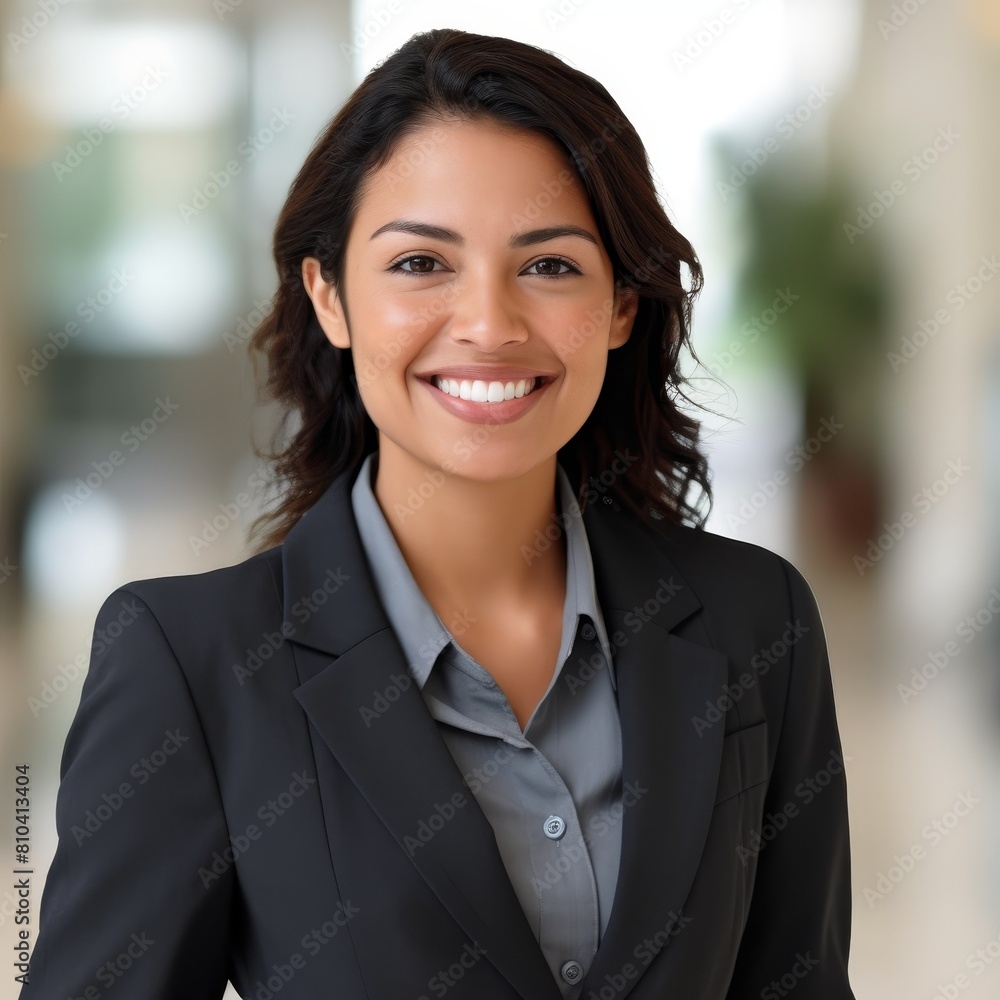 smiling professional woman in business attire smiling professional woman in business attire