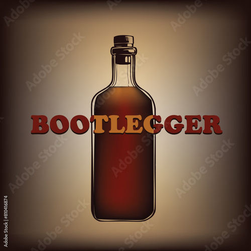 Poster on the historical theme Bootlegge