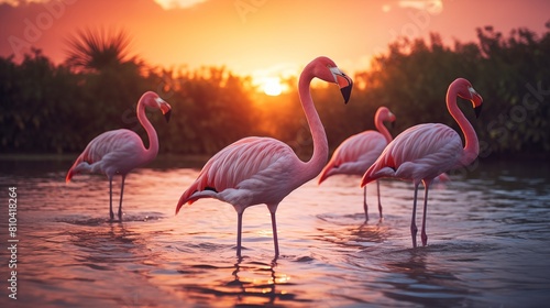 Pink flamingo