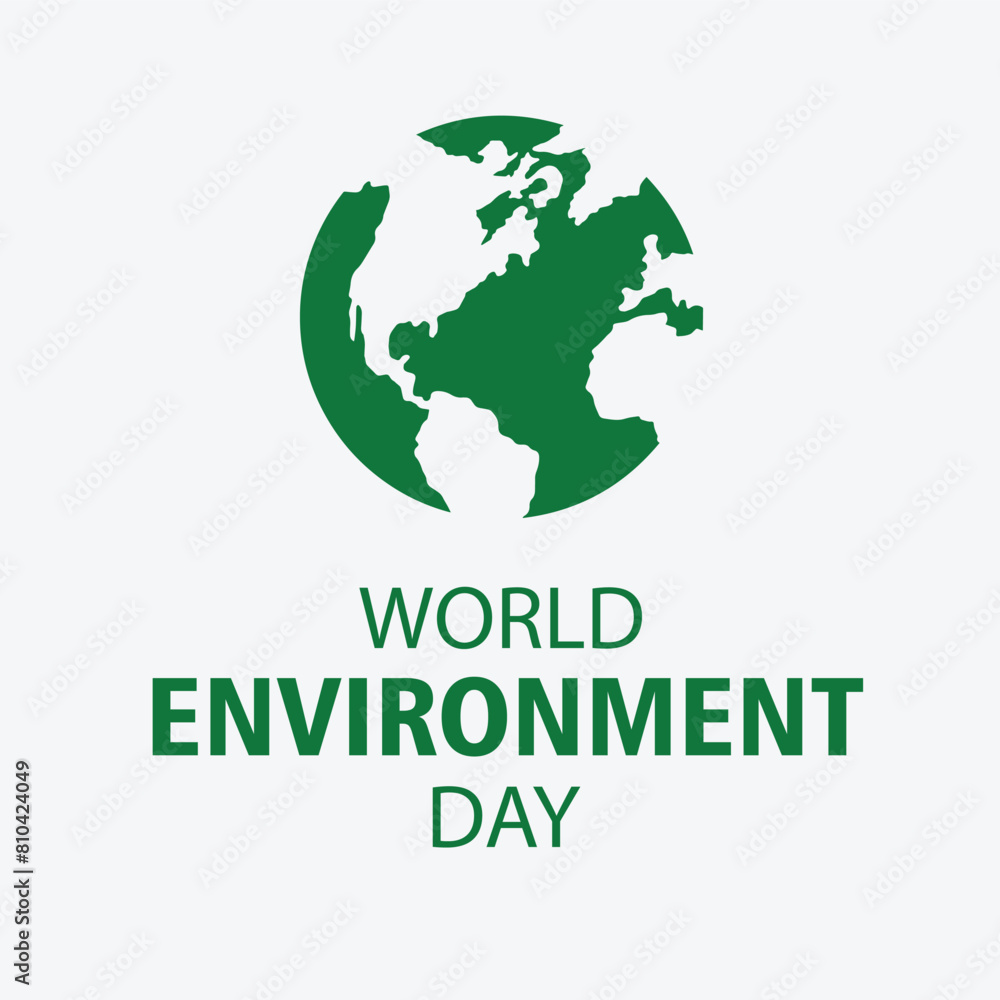 5th June world environment day vector artwork or illustration eps file.