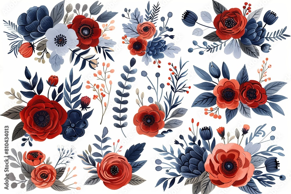 Floral Marvel: A Diverse Collection of Stunning Botanical Designs Floral Marvel: A Diverse Collection of Stunning Botanical Designs