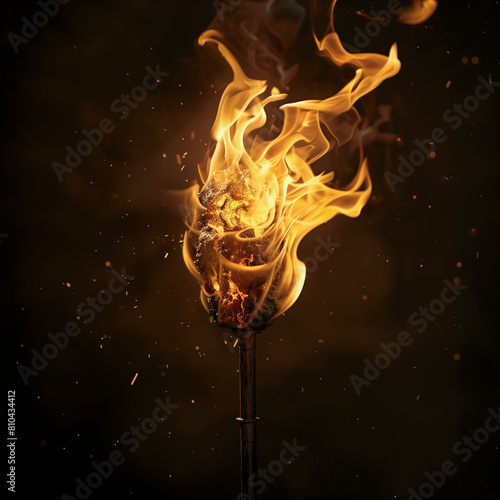 Blazing Torch with Chaos Series Features for Brilliant Outdoor Flames