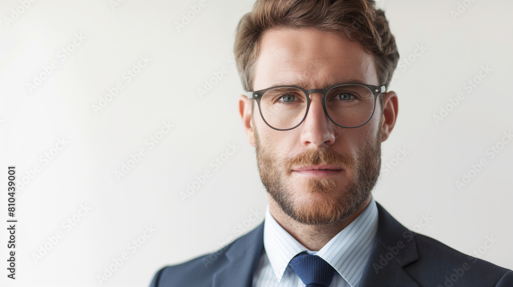 businessman headshot isolated on white background businessman headshot isolated on white background