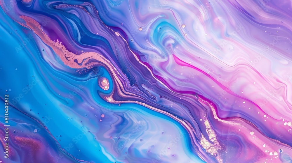 An abstract background features wavy lines in purple, blue, and pink, suitable for design projects.